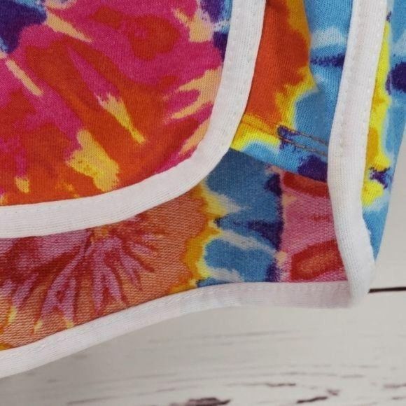 Bobbie Brooks Girls Rainbow Tie Dye‎ Shorts - Picture 4 of 6